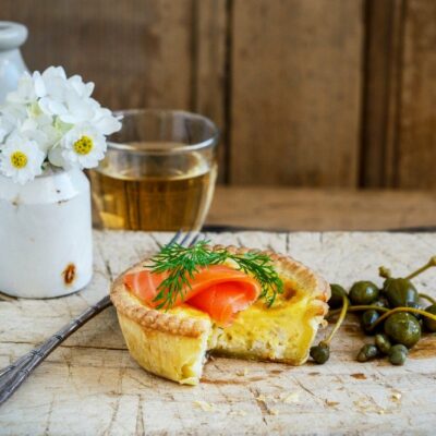 “Ready To Bake” <br>Salmon Quiches <br>(2 pack)