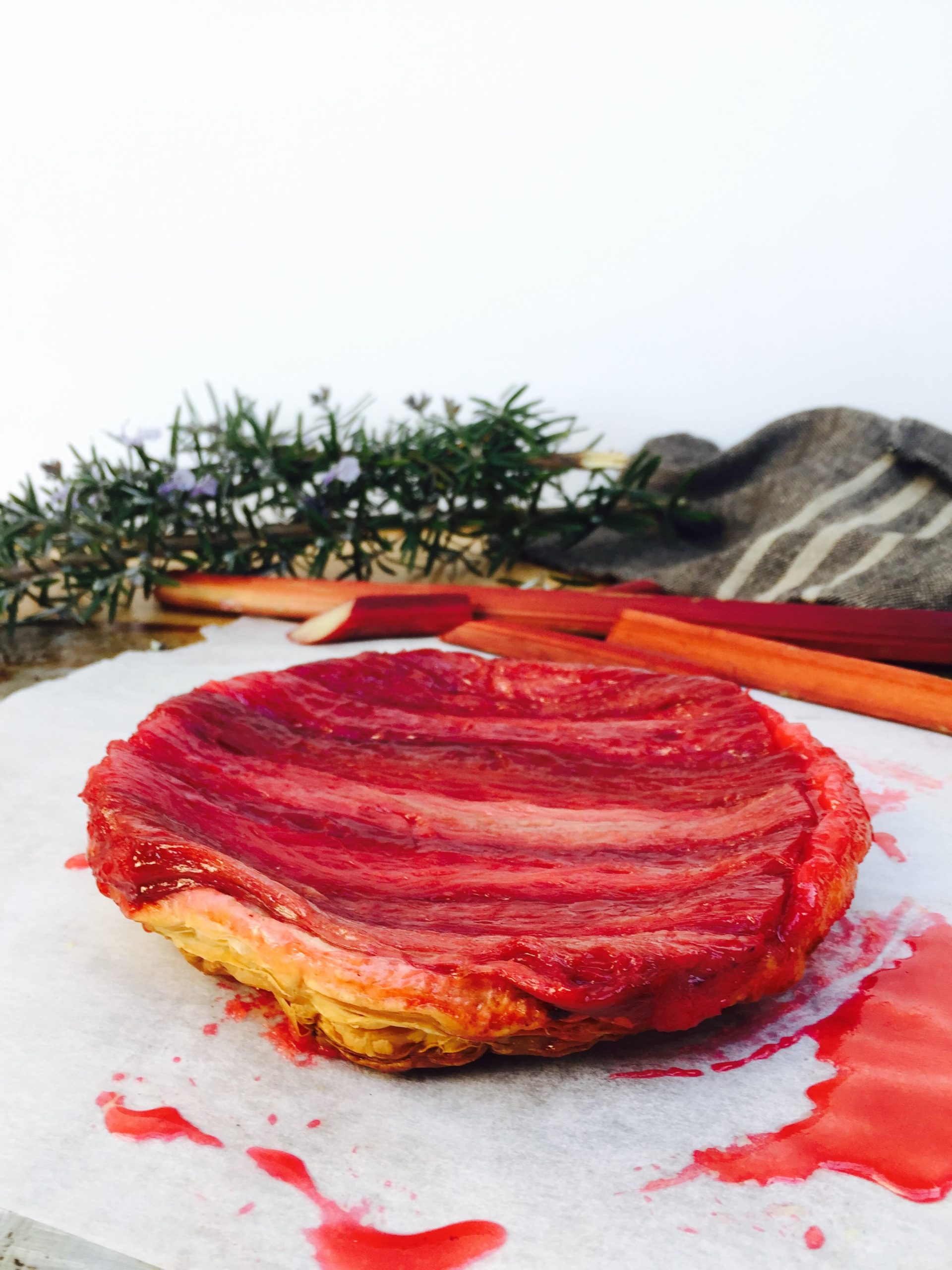 Rhubarb tart recipe