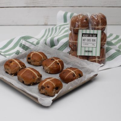 “Ready To Eat” <br>Hot Cross Buns<br> 6 Petits
