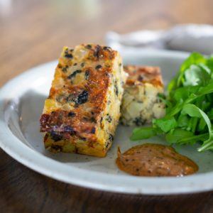 “Ready To Bake” <br>Spinach and Potato Frittata <br>(4 pack)