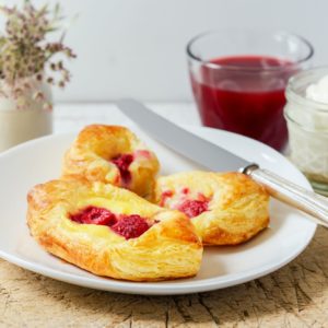“Ready To Bake” <br>Raspberry Danish <br> - 6 Petits