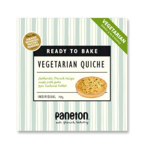 “Ready To Bake” <br>Quiche Vegetarian <br> - Family Size