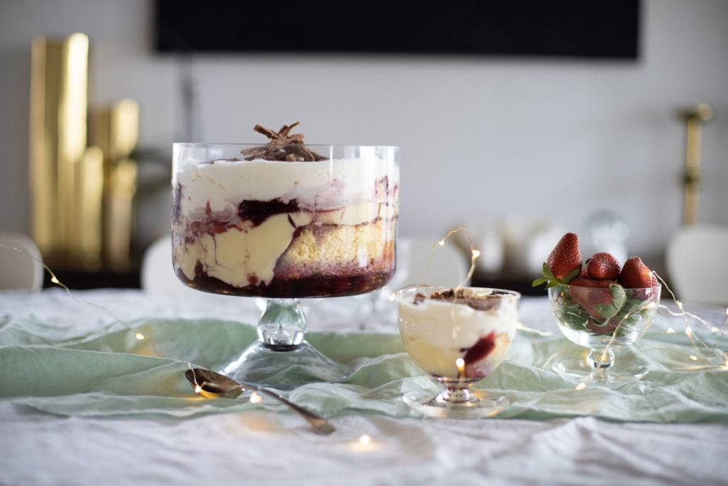 cherry trifle