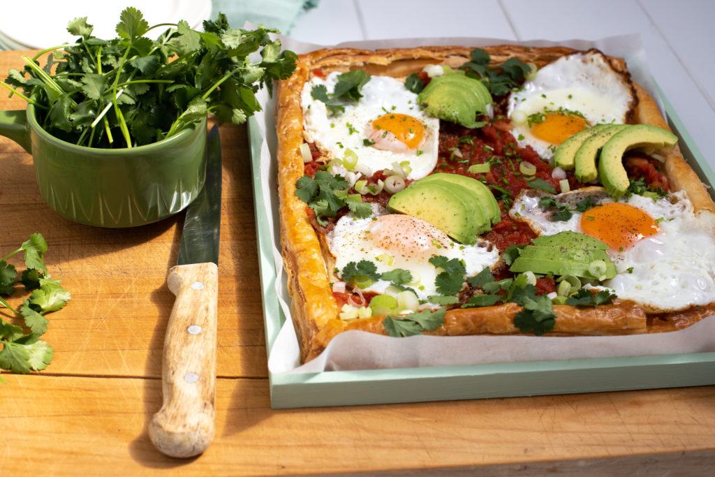 Mexican breakfast galette recipe