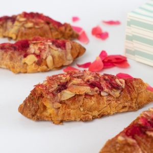 “Ready to Bake” <br> Raspberry Almond Croissants <br> - 4 Petits